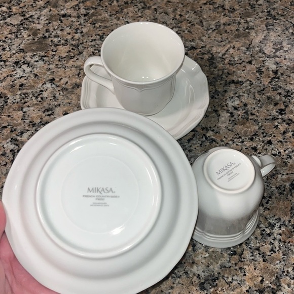 Set of 2 MIKASA French Countryside F9000 Cup & Saucer Sets - Picture 3 of 10